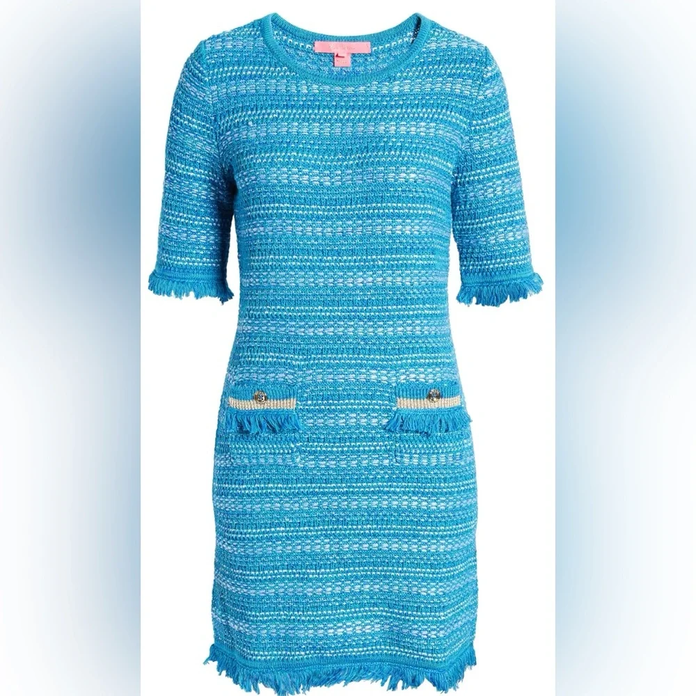 Lilly Pulitzer Beckington Sweater Dress & Cardigan Set Medium NWT Resortwear - Picture 2 of 11